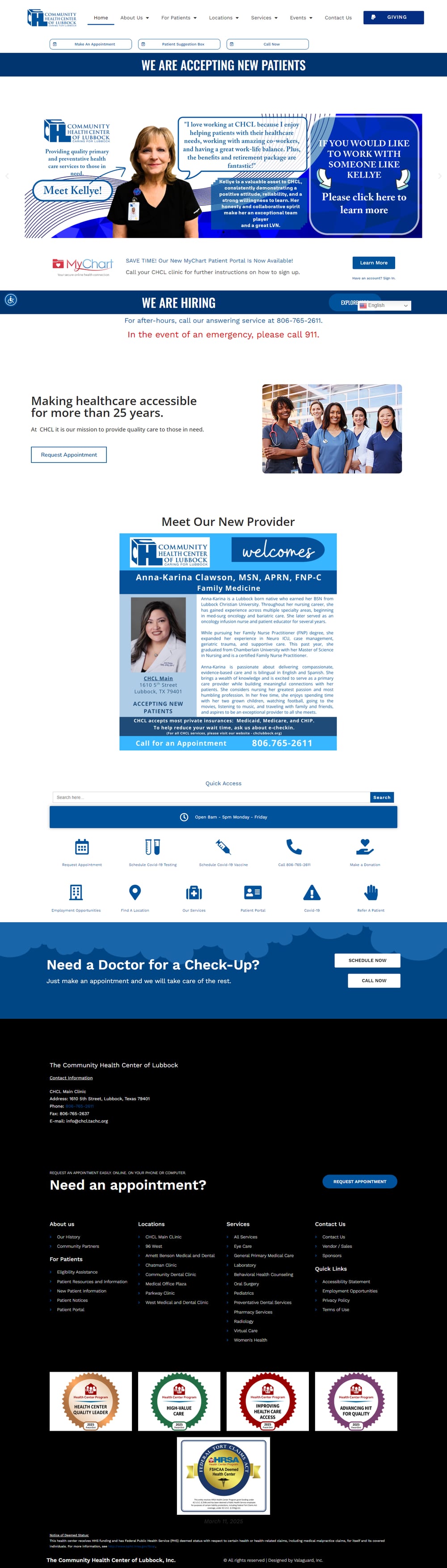 Community Health Center of Lubbock website